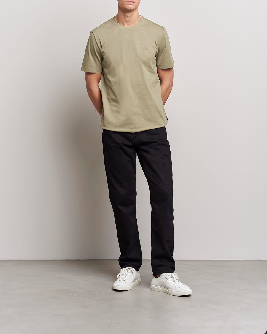 Herr | T-Shirts | BOSS BLACK | Thompson Crew Neck T-Shirt Pastel Green
