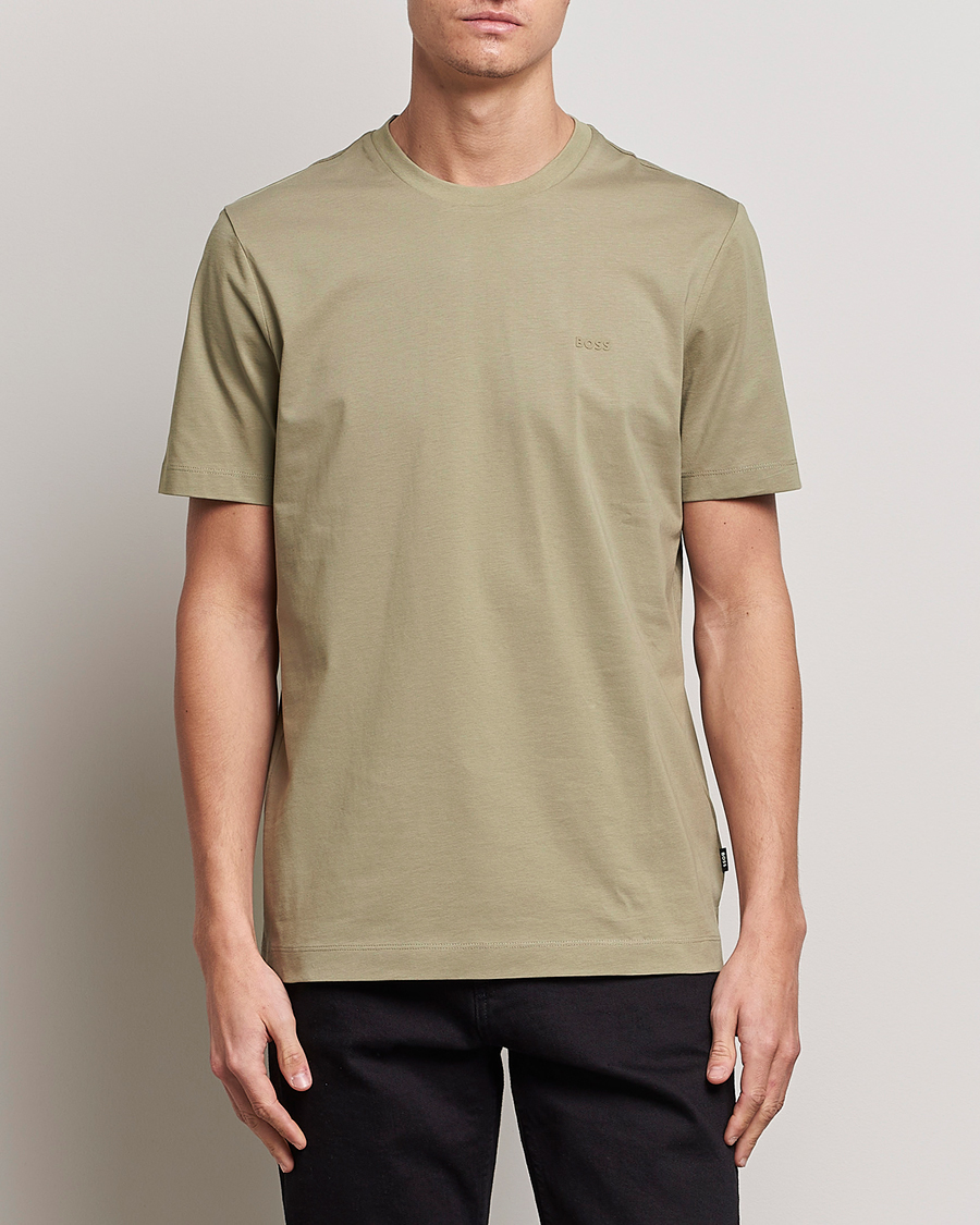 Herr | T-Shirts | BOSS BLACK | Thompson Crew Neck T-Shirt Pastel Green