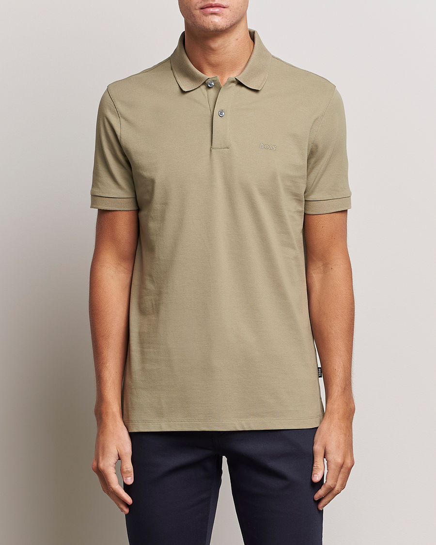 Herr | Pikéer | BOSS BLACK | Pallas Polo Pastel Green
