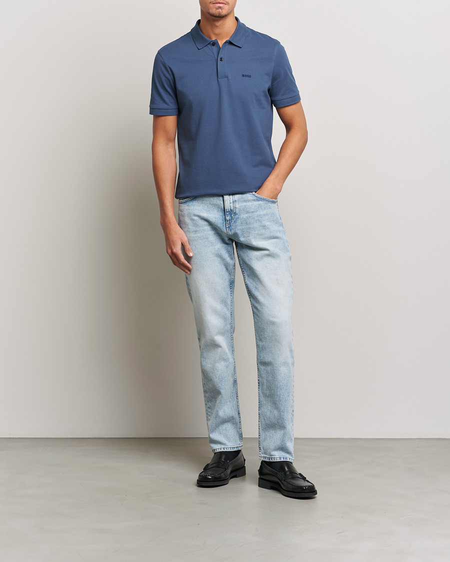 Herr | Pikéer | BOSS BLACK | Pallas Polo Open Blue