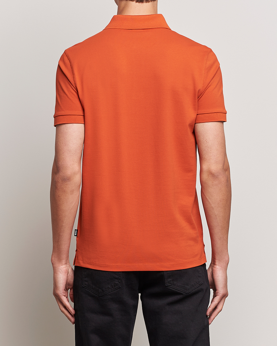 Herr | Pikéer | BOSS BLACK | Pallas Polo Dark Orange