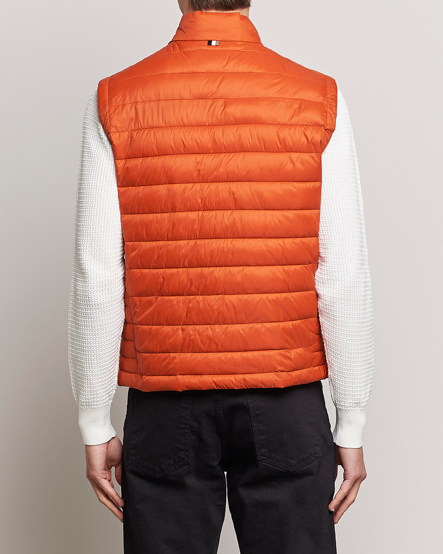 Herr | Jackor | BOSS BLACK | Calano Down Vest Dark Orange