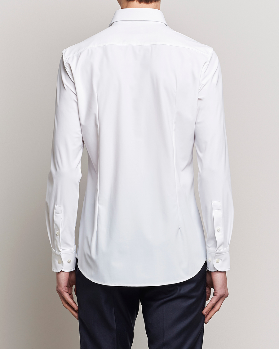 Herr | Skjortor | BOSS BLACK | Hank 4-Way Stretch Shirt White