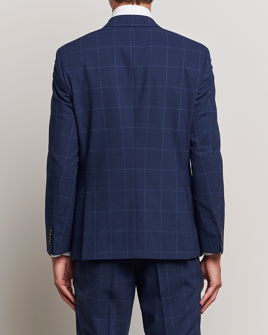 Herr | Kavajer | BOSS BLACK | Huge Checked Suit Blazer Dark Blue