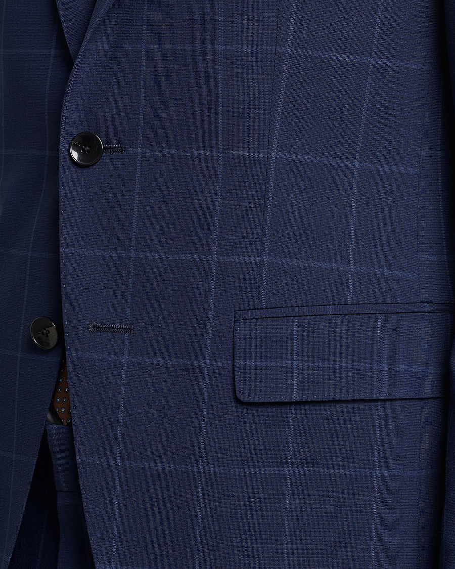 Herr | Kavajer | BOSS BLACK | Huge Checked Suit Blazer Dark Blue