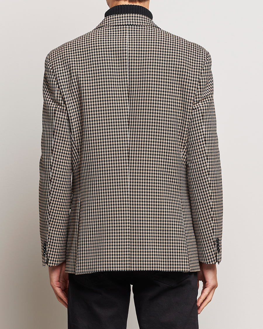 Herr | Kavajer | BOSS BLACK | Carper Tweed Checked Double Breasted Blazer Beige