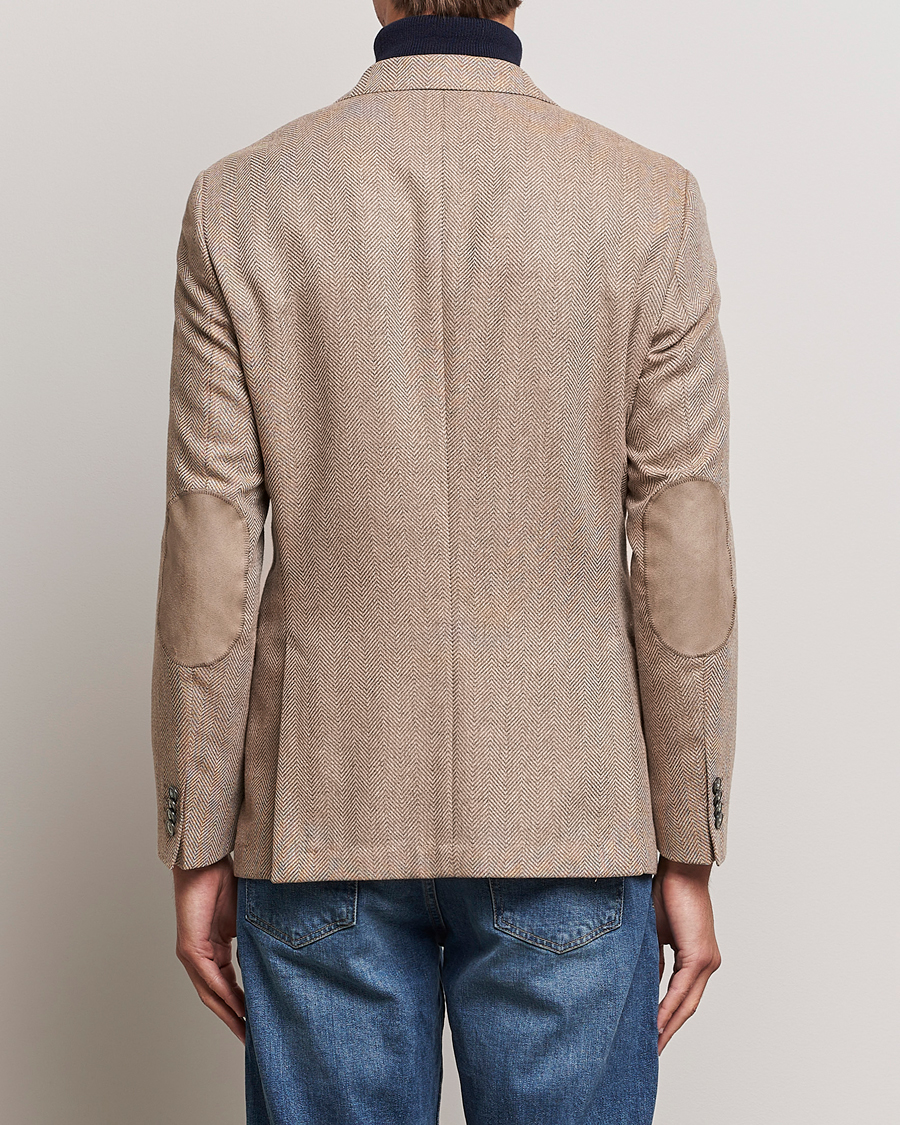 Herr | Kavajer | BOSS BLACK | Huston Herringbone Blazer Medium Beige