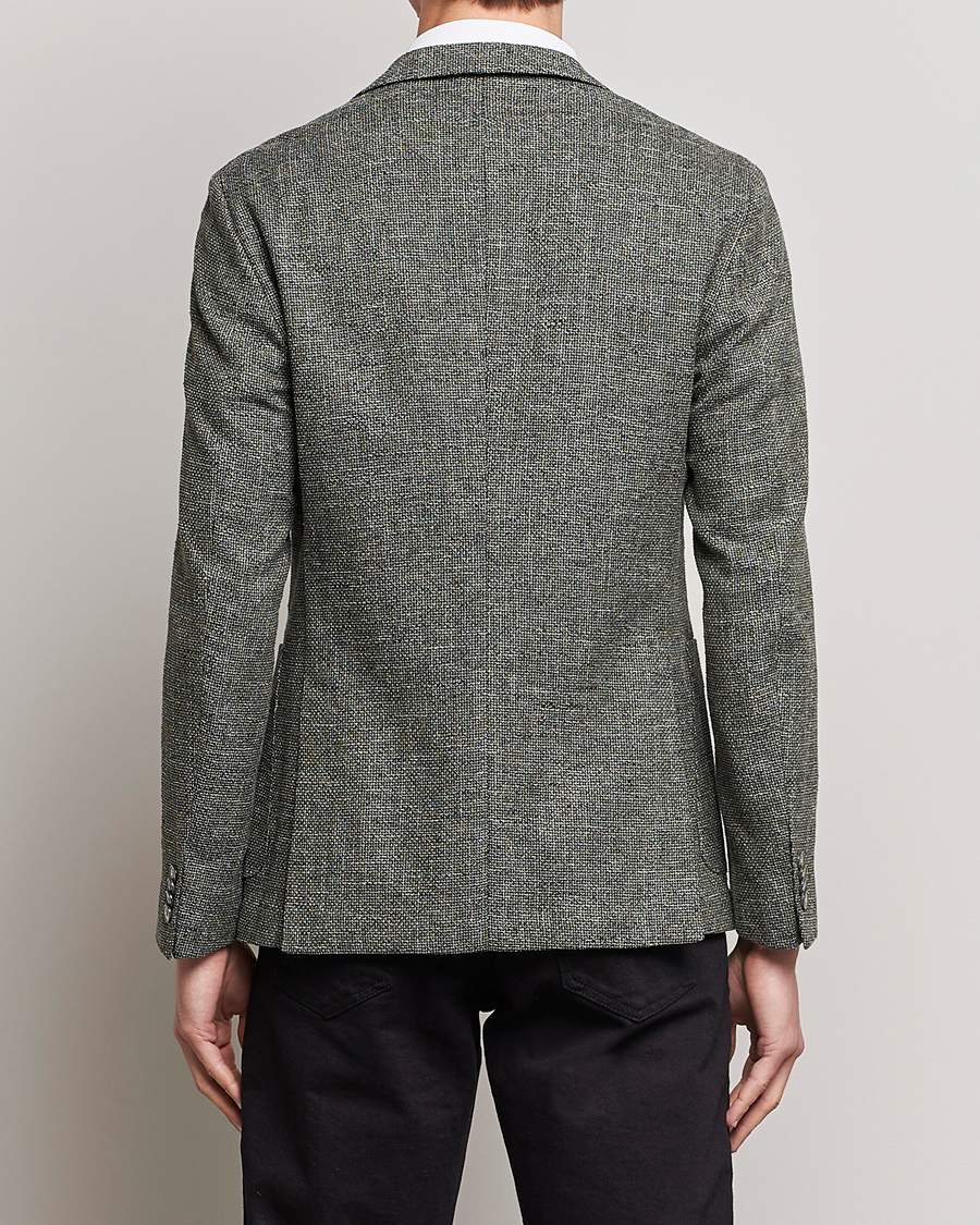 Herr | Kavajer | BOSS BLACK | Hanry Cotton Patch Pocket Blazer Open Green