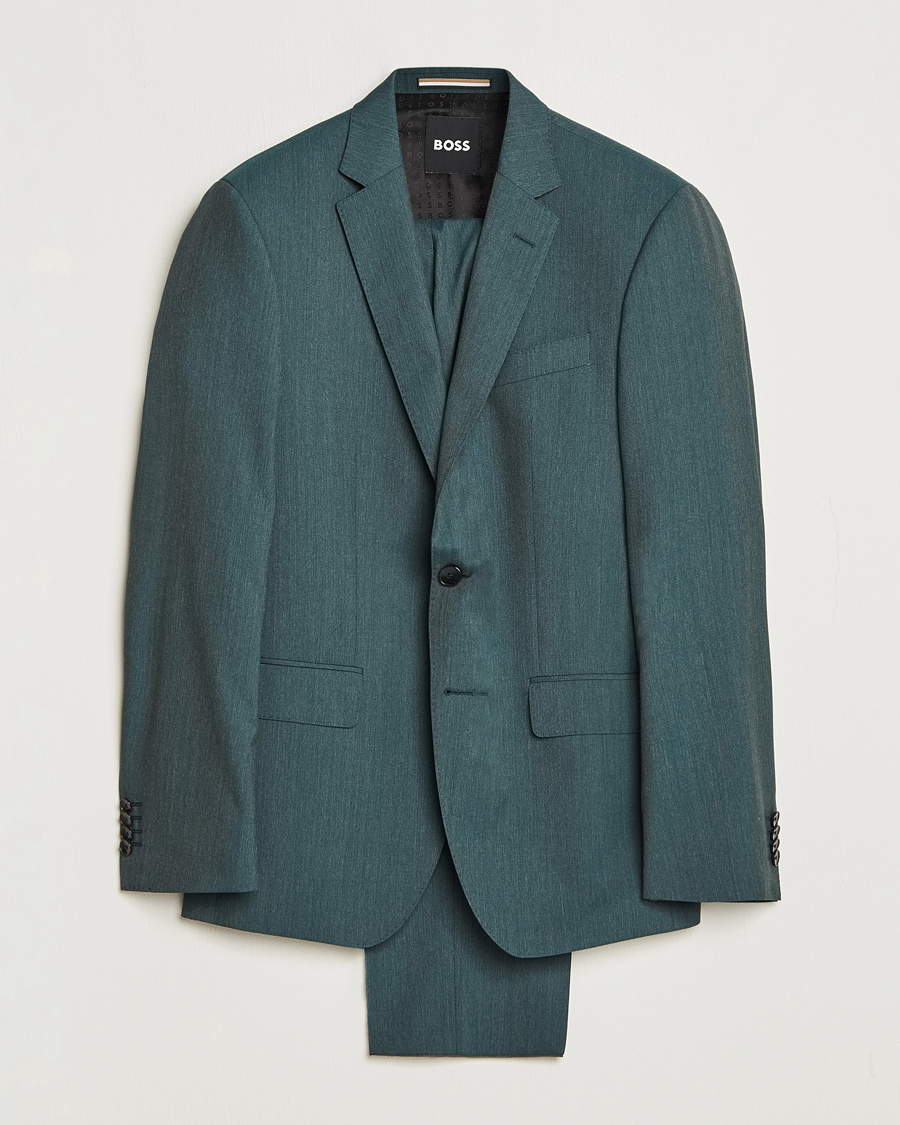 Herr | Kostymer | BOSS BLACK | Huge Wool Suit Open Green