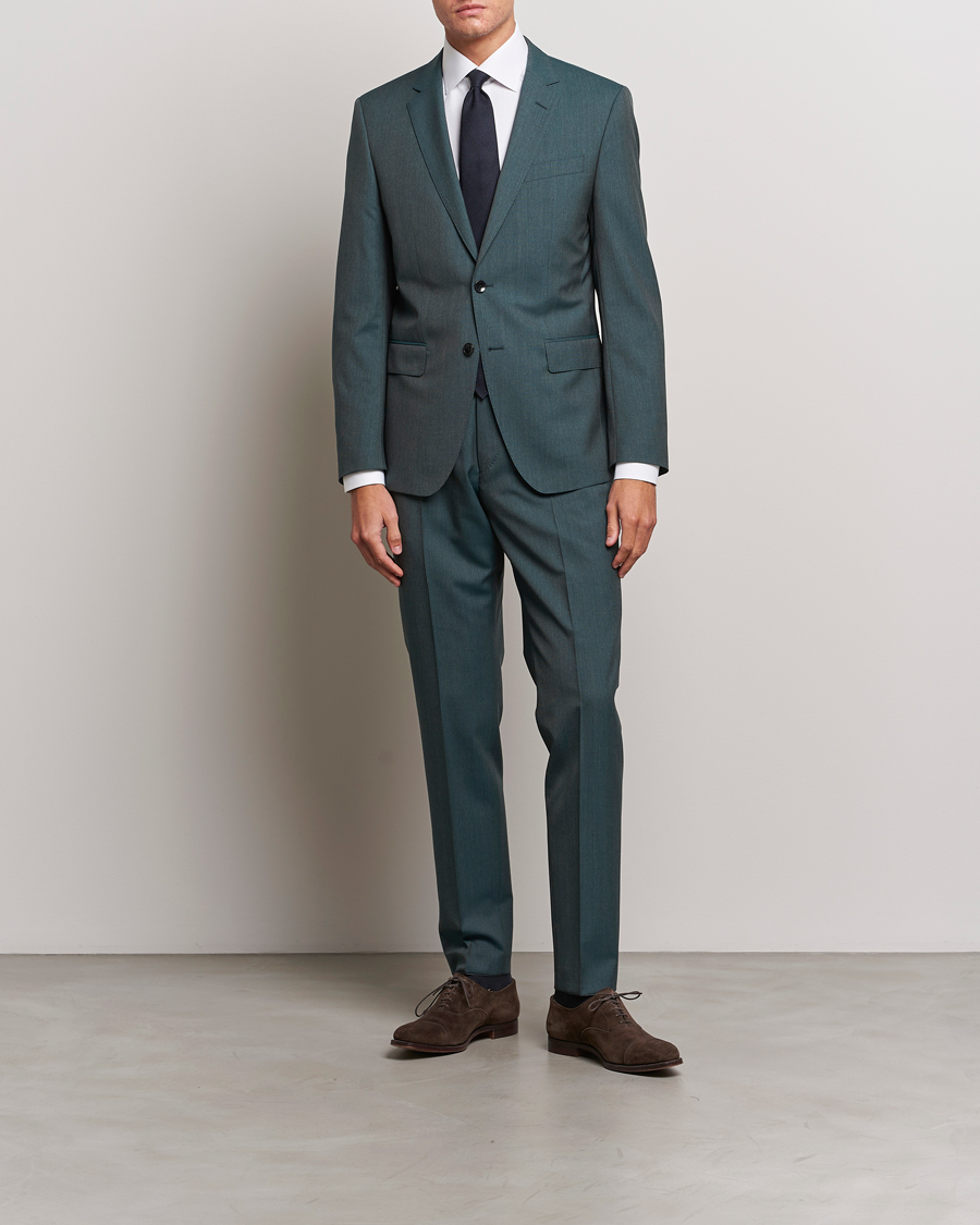 Herr | Kostymer | BOSS BLACK | Huge Wool Suit Open Green