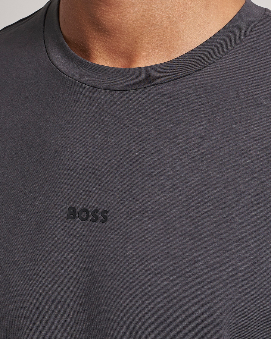 Herr | T-Shirts | BOSS ORANGE | Tchup Logo Crew Neck T-Shirt Dark Grey
