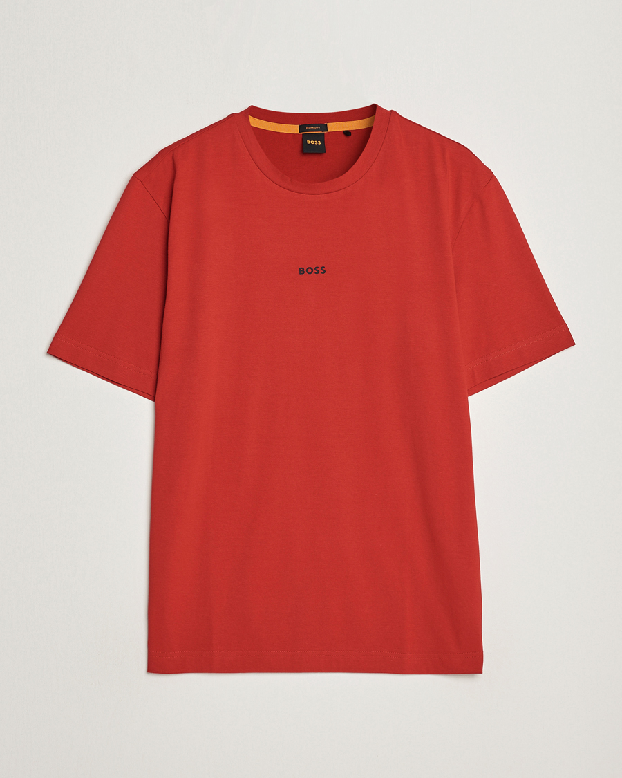 Herr | T-Shirts | BOSS ORANGE | Tchup Logo Crew Neck T-Shirt Bright Red