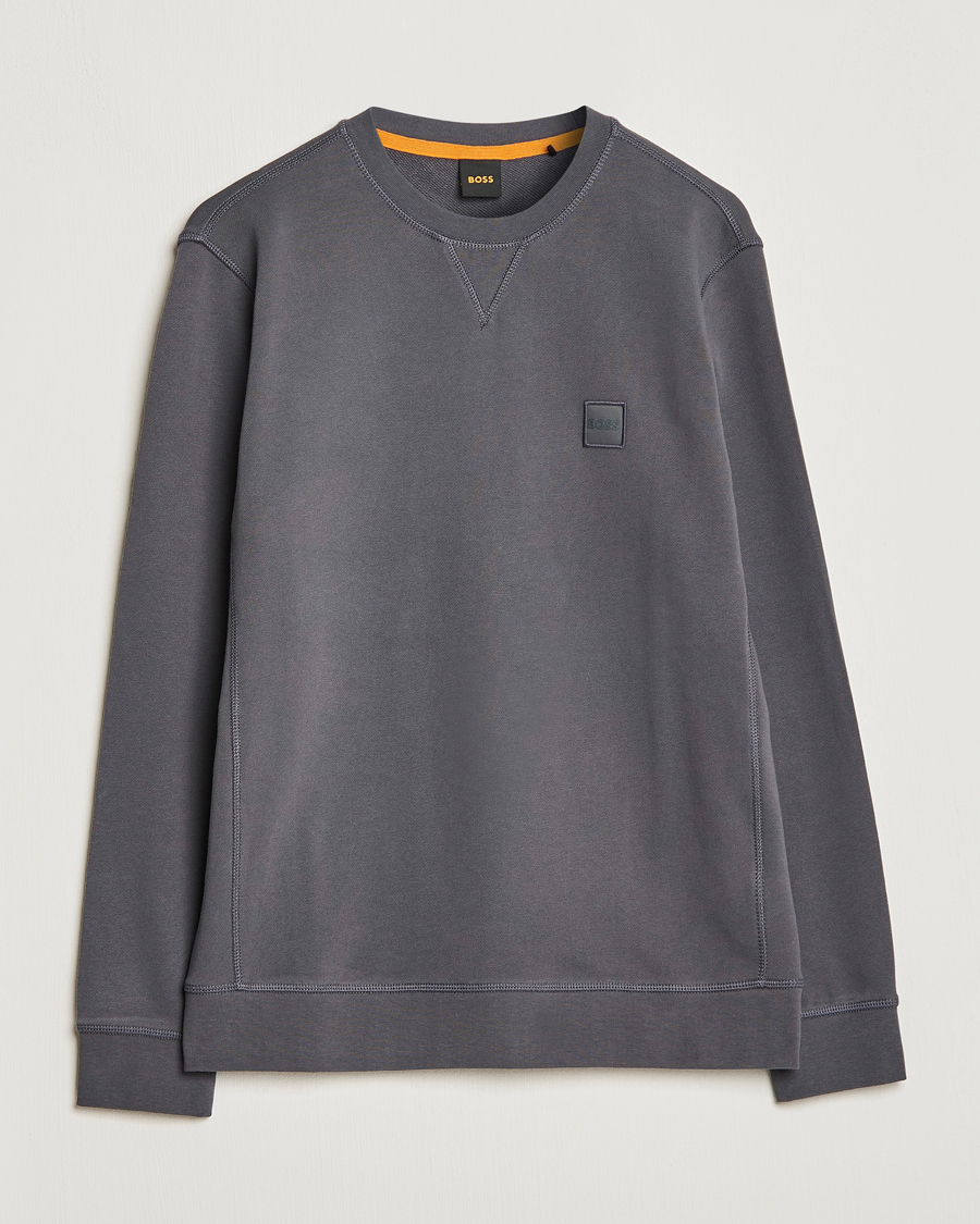 Herr | Tröjor | BOSS ORANGE | Westart Logo Sweatshirt Dark Grey