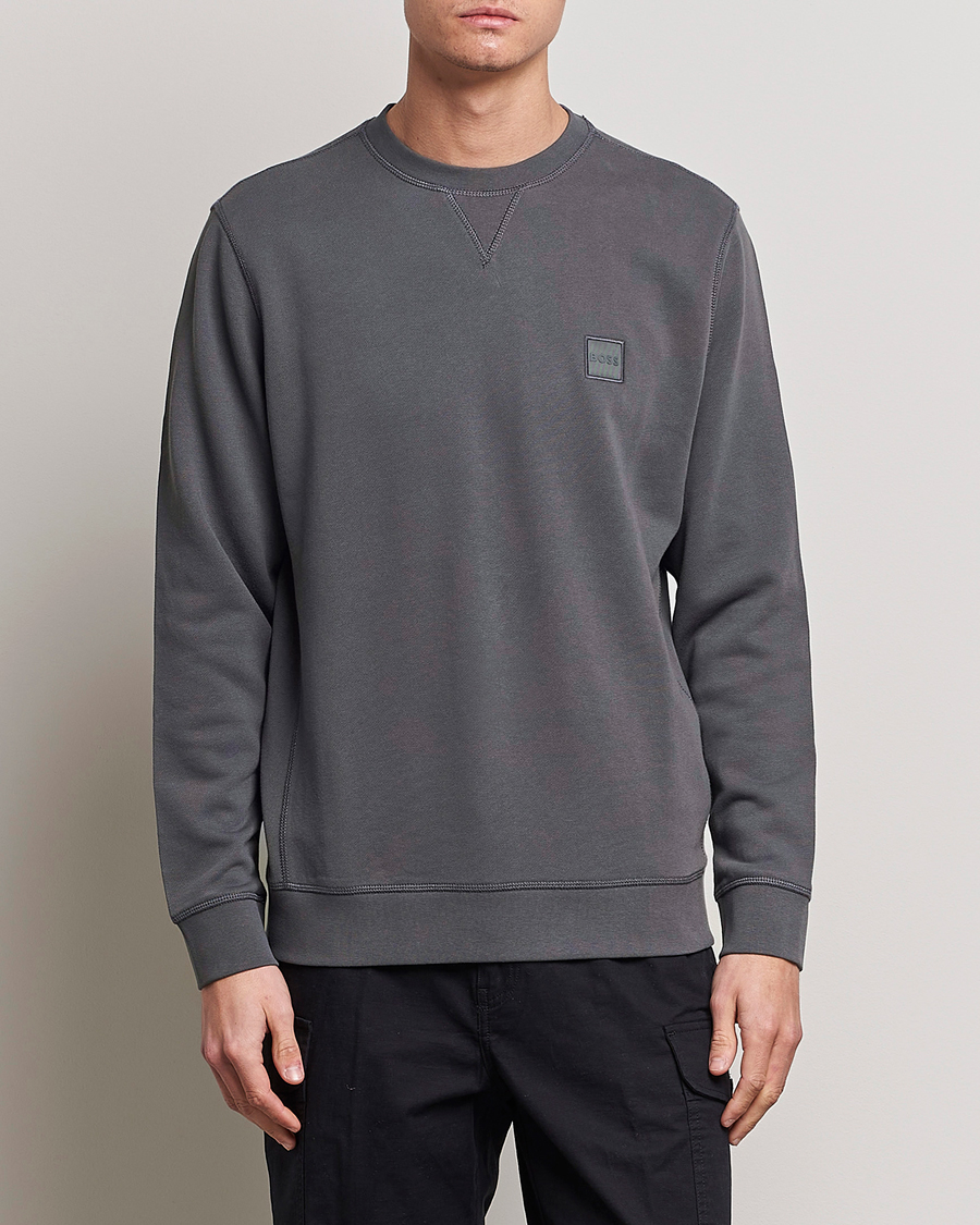 Herr | Sweatshirts | BOSS ORANGE | Westart Logo Sweatshirt Dark Grey