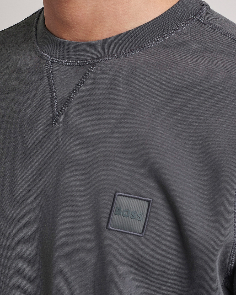 Herr | Tröjor | BOSS ORANGE | Westart Logo Sweatshirt Dark Grey