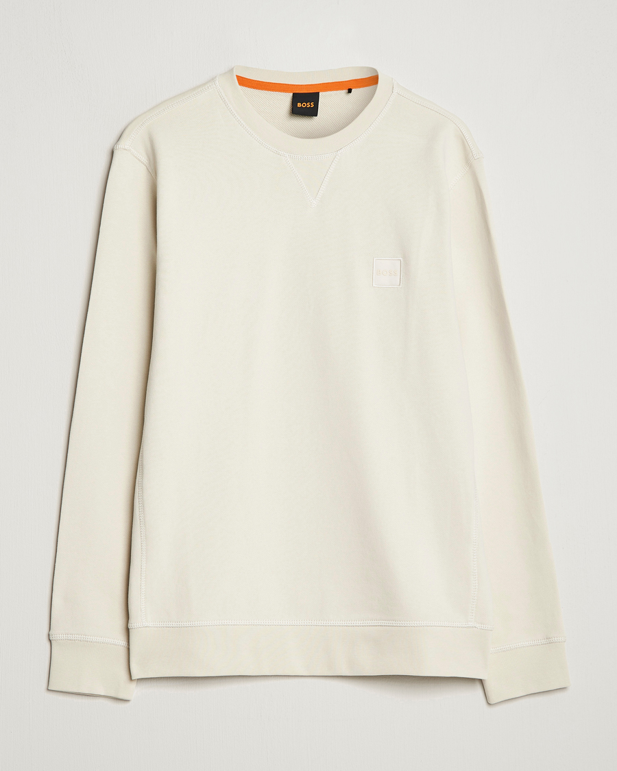 Herr | Tröjor | BOSS ORANGE | Westart Logo Sweatshirt Light Beige