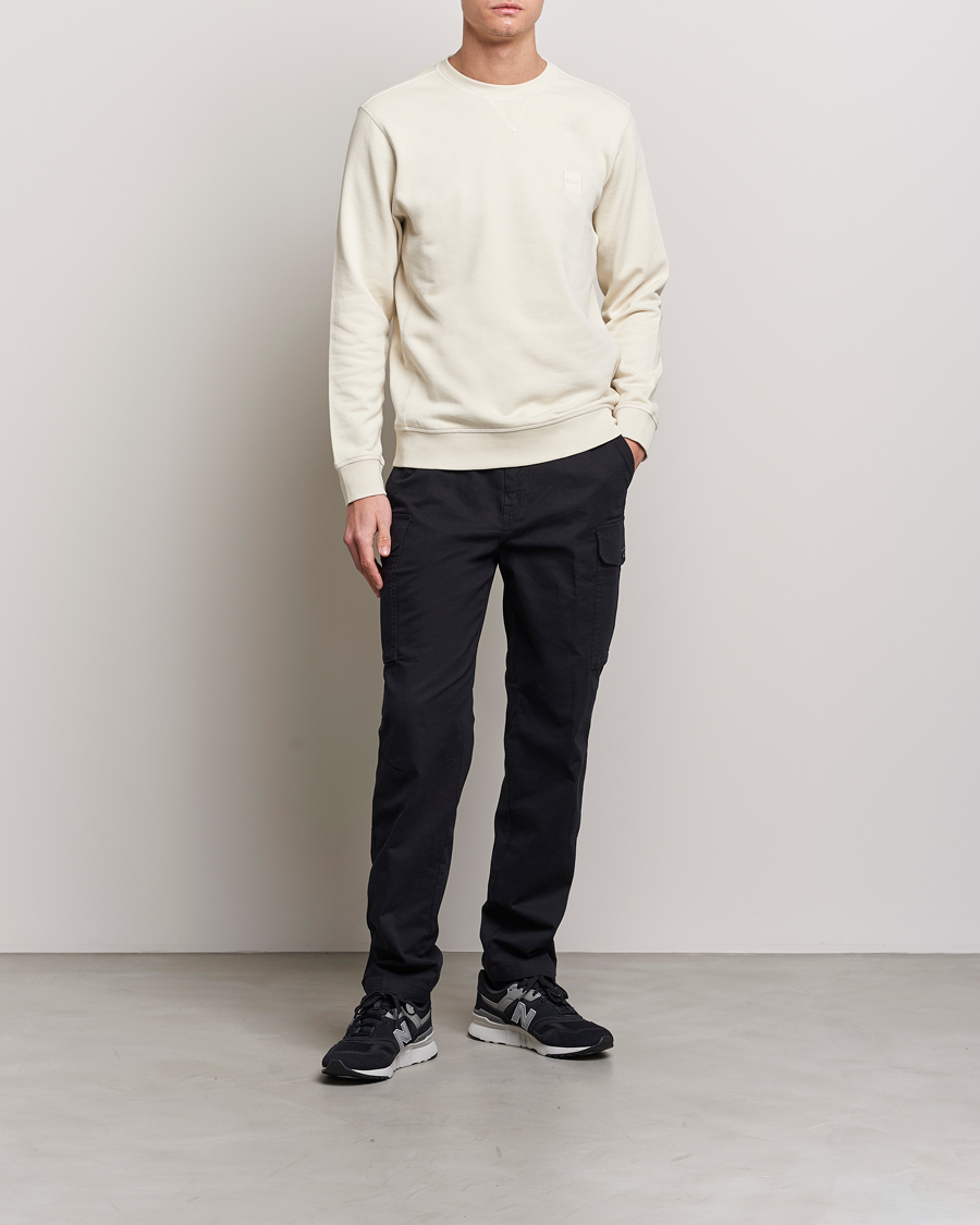 Herr | Tröjor | BOSS ORANGE | Westart Logo Sweatshirt Light Beige