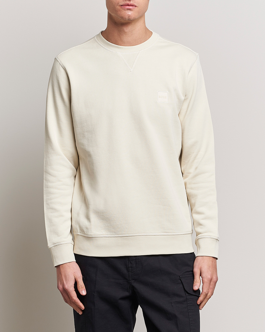 Herr | Sweatshirts | BOSS ORANGE | Westart Logo Sweatshirt Light Beige
