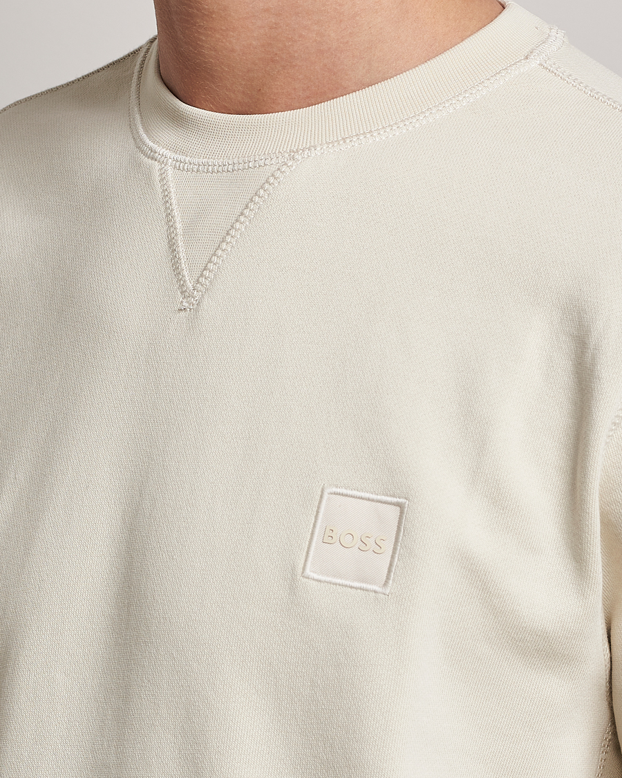 Herr | Tröjor | BOSS ORANGE | Westart Logo Sweatshirt Light Beige