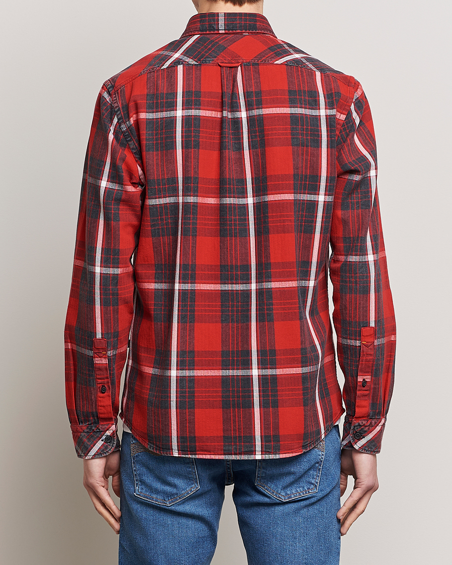 Herr | Skjortor | BOSS ORANGE | Rickert Checked Shirt Red/Grey