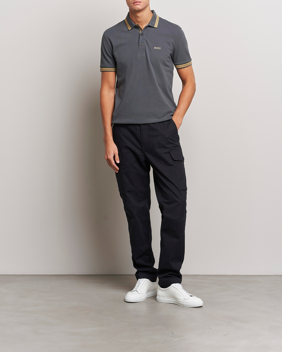 Herr | Pikéer | BOSS GREEN | Paddy Piké Dark Grey
