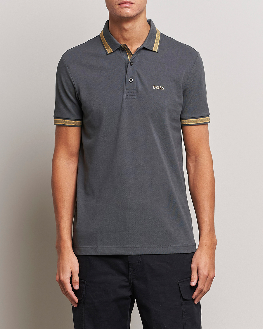 Herr | Pikéer | BOSS GREEN | Paddy Piké Dark Grey