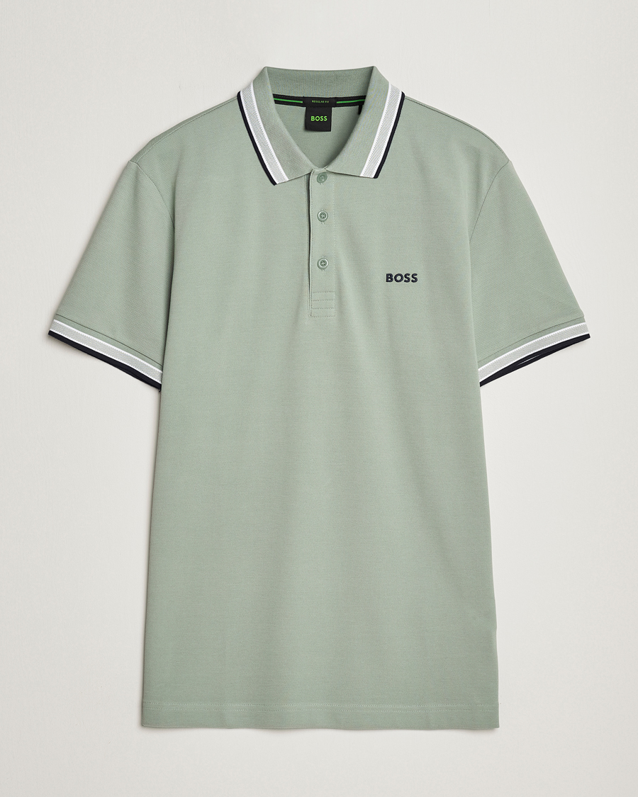 Herr | Pikéer | BOSS GREEN | Paddy Piké Pastel Green