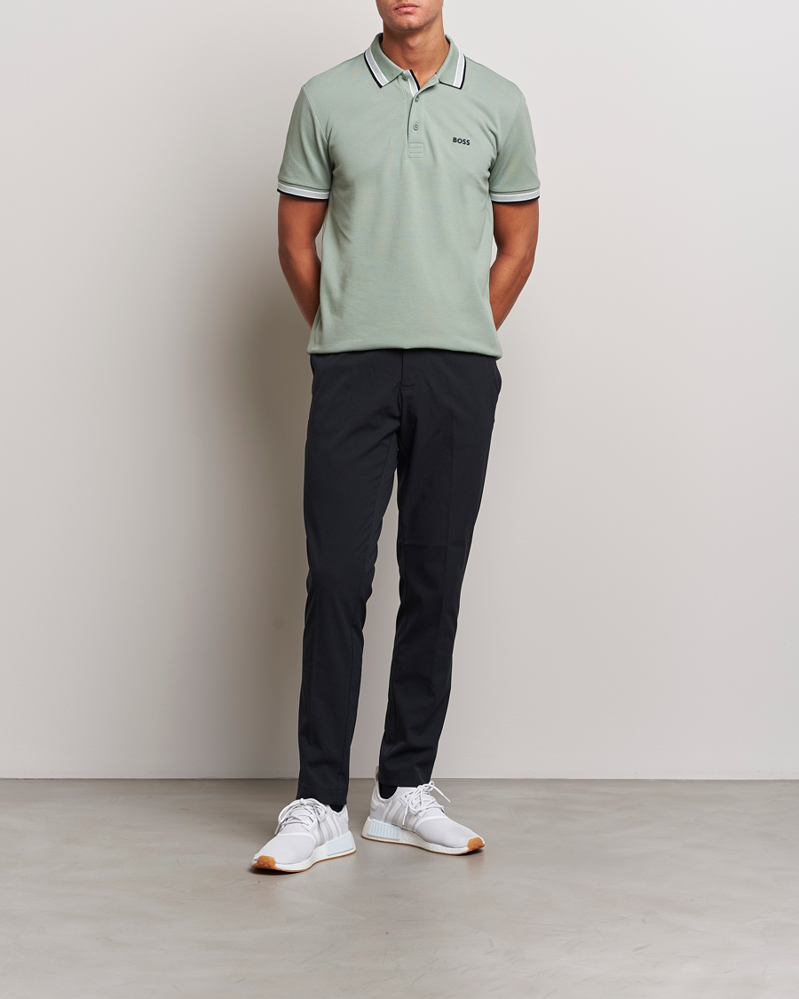 Herr | Pikéer | BOSS GREEN | Paddy Piké Pastel Green