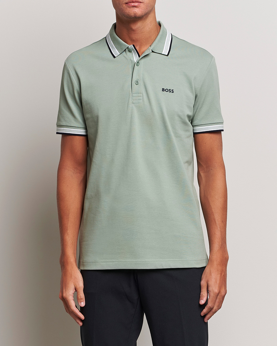 Herr | Pikéer | BOSS GREEN | Paddy Piké Pastel Green