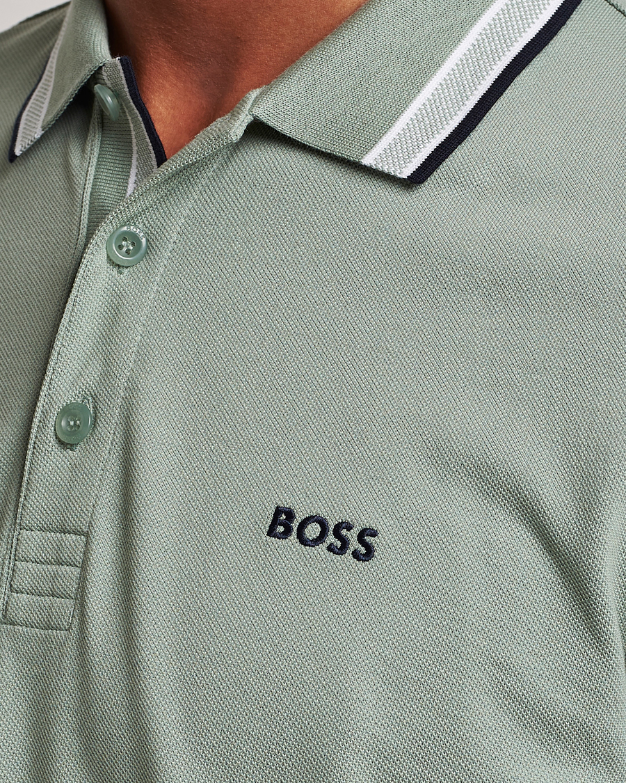 Herr | Pikéer | BOSS GREEN | Paddy Piké Pastel Green