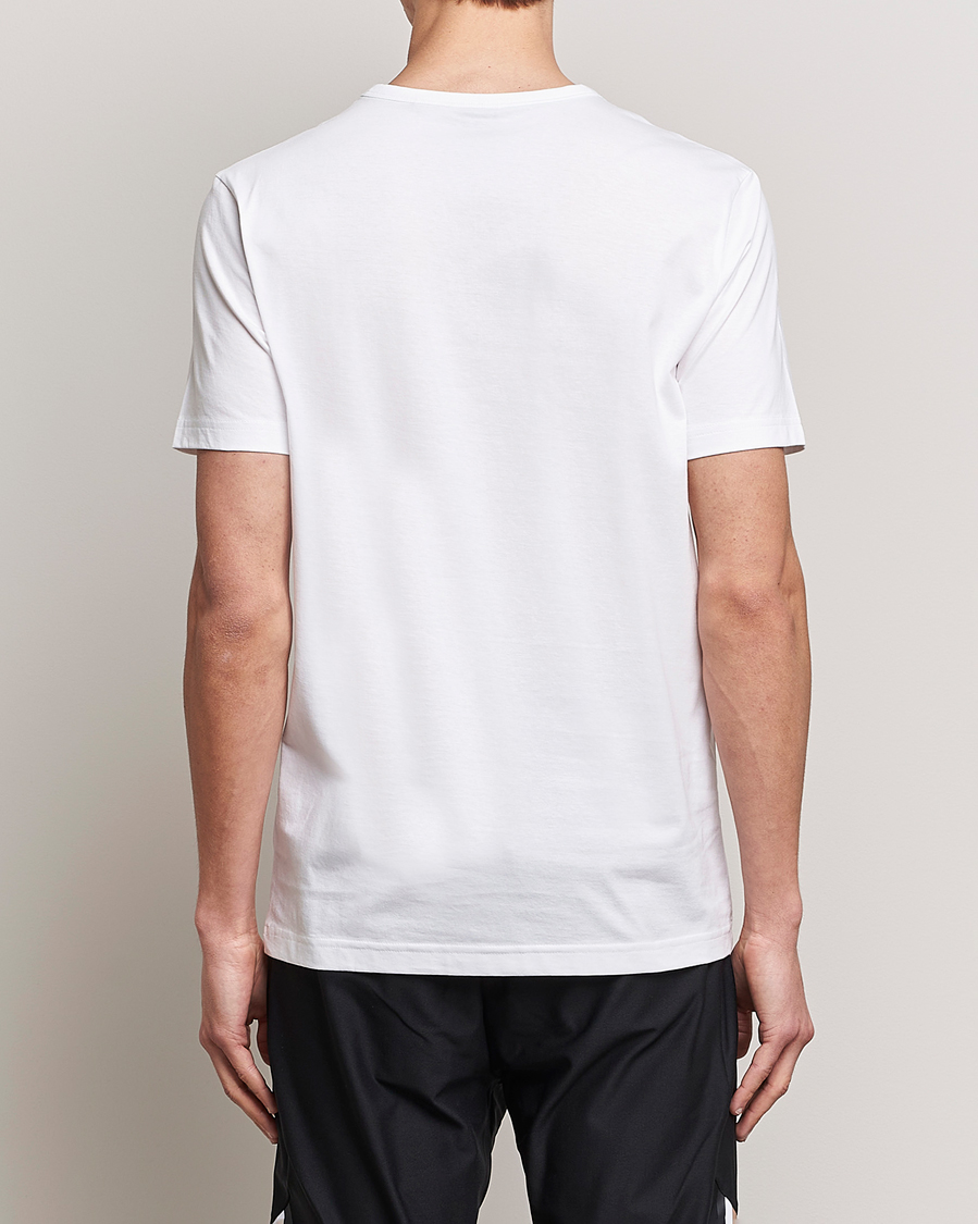 Herr | T-Shirts | BOSS GREEN | Curved Logo Crew Neck T-Shirt Natural