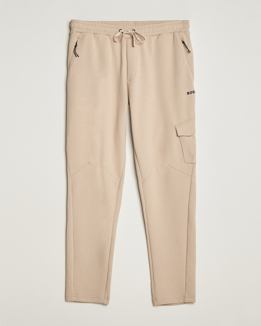 Herr | Byxor | BOSS GREEN | Hariq Sweatpants Medium Beige