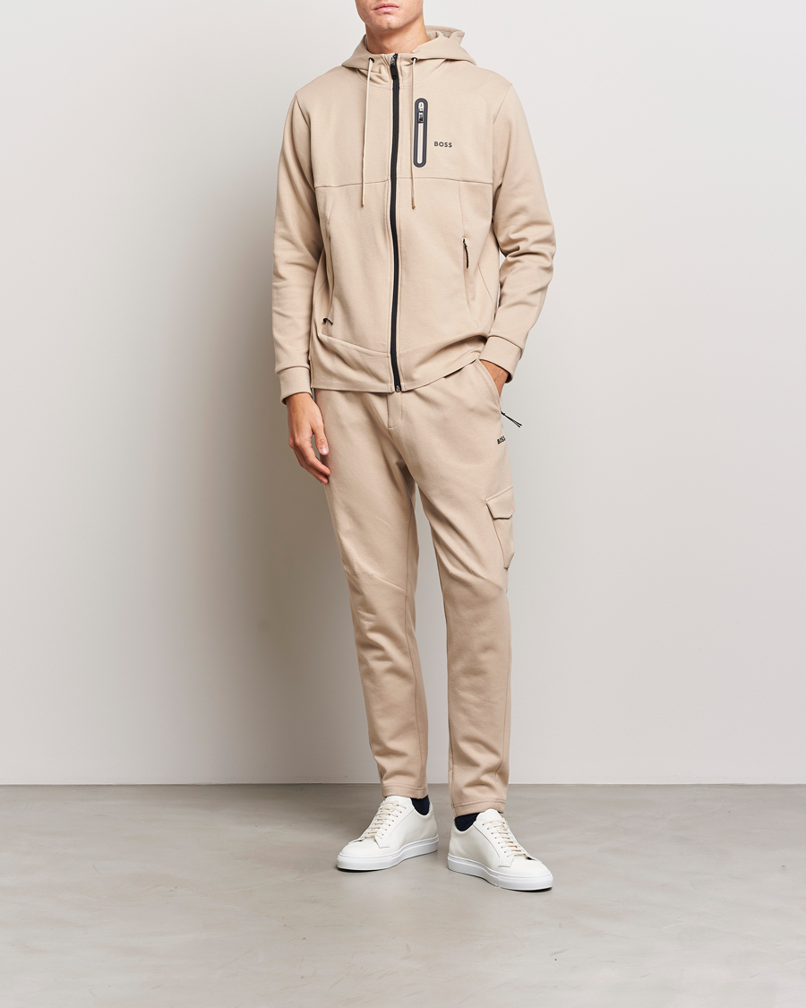 Herr | Byxor | BOSS GREEN | Hariq Sweatpants Medium Beige