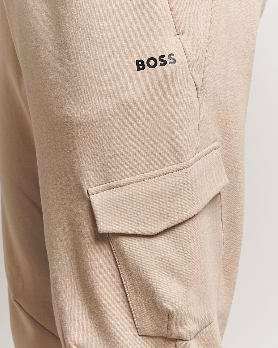 Herr | Byxor | BOSS GREEN | Hariq Sweatpants Medium Beige