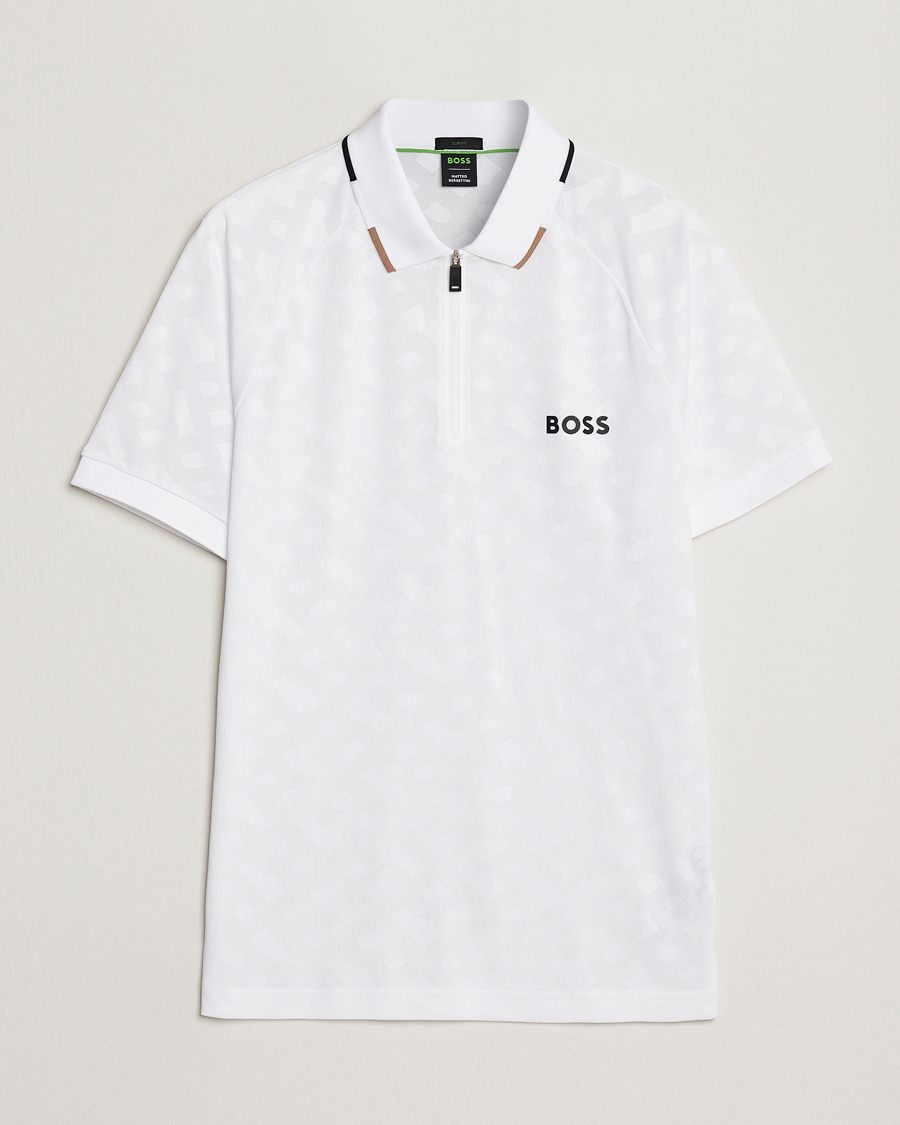 Herr | Pikéer | BOSS GREEN | Philix MB Monogram Polo White