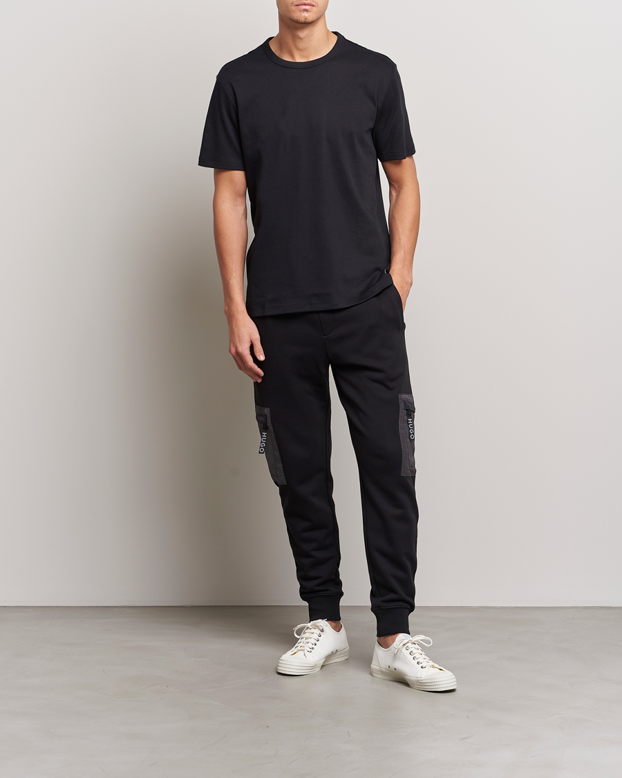 Herr | T-Shirts | HUGO | Dozy Crew Neck T-Shirt Black