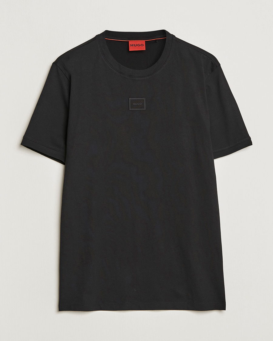 Herr | T-Shirts | HUGO | Diragolino Crew Neck T-Shirt Black