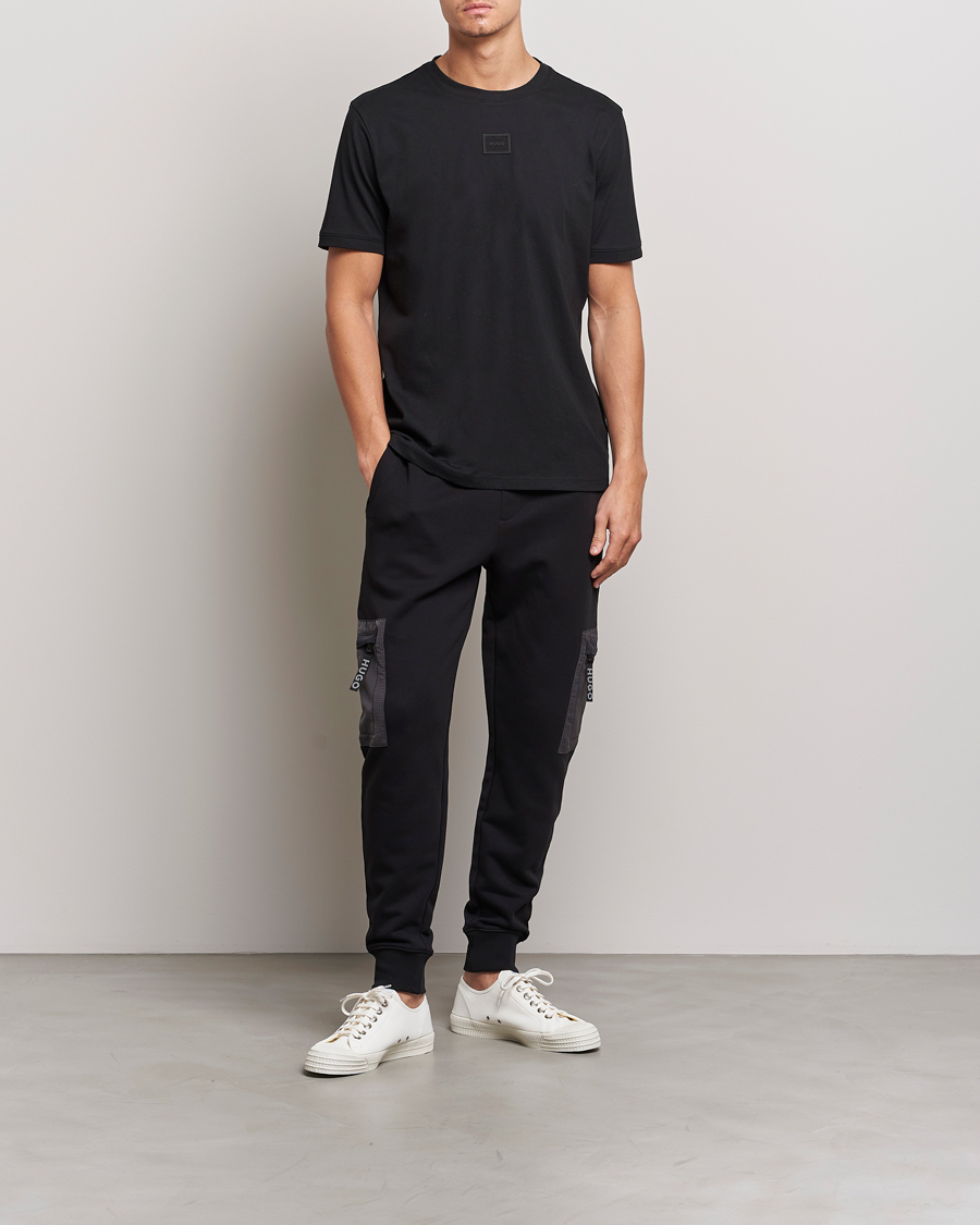Herr | T-Shirts | HUGO | Diragolino Crew Neck T-Shirt Black