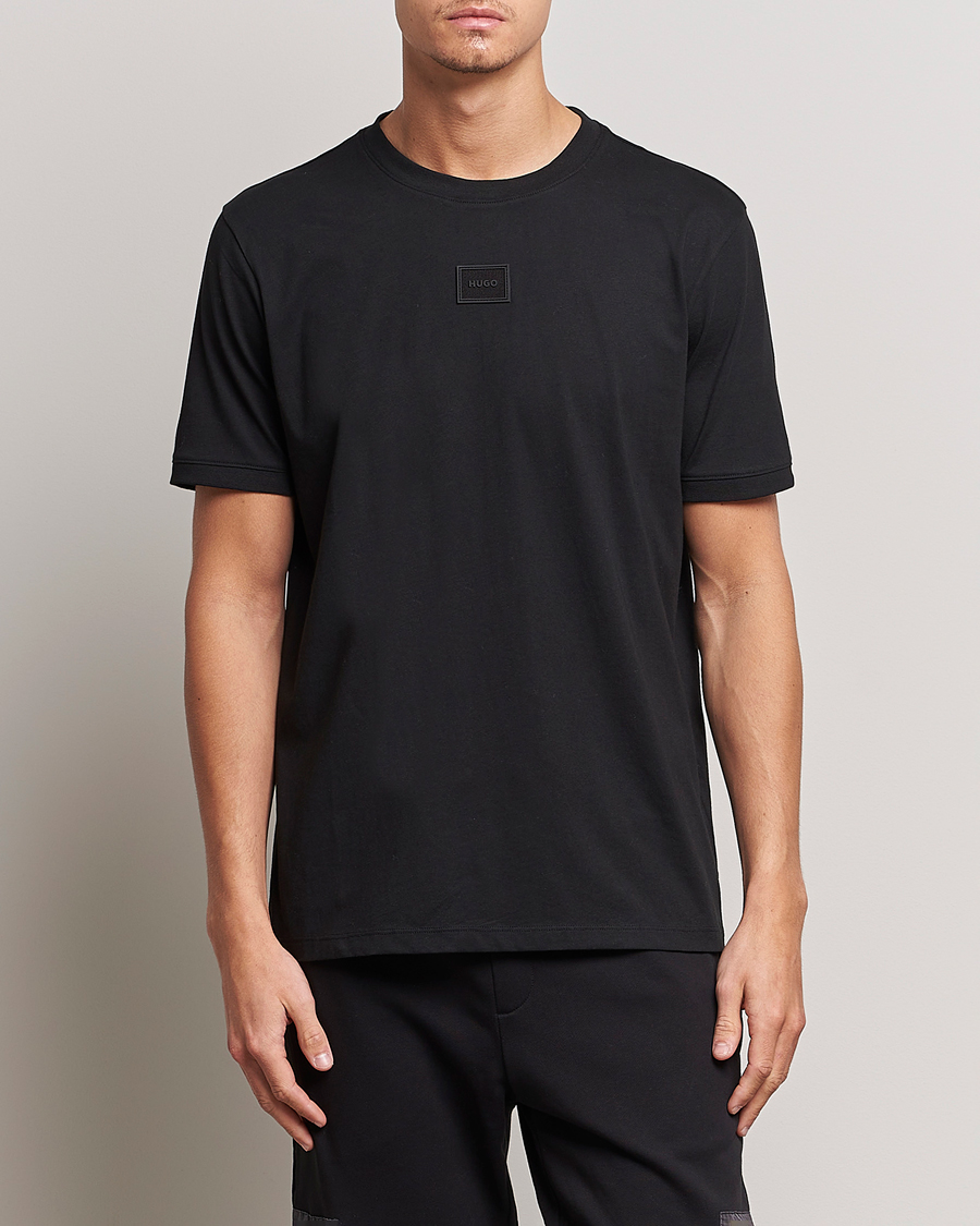 Herr | T-Shirts | HUGO | Diragolino Crew Neck T-Shirt Black