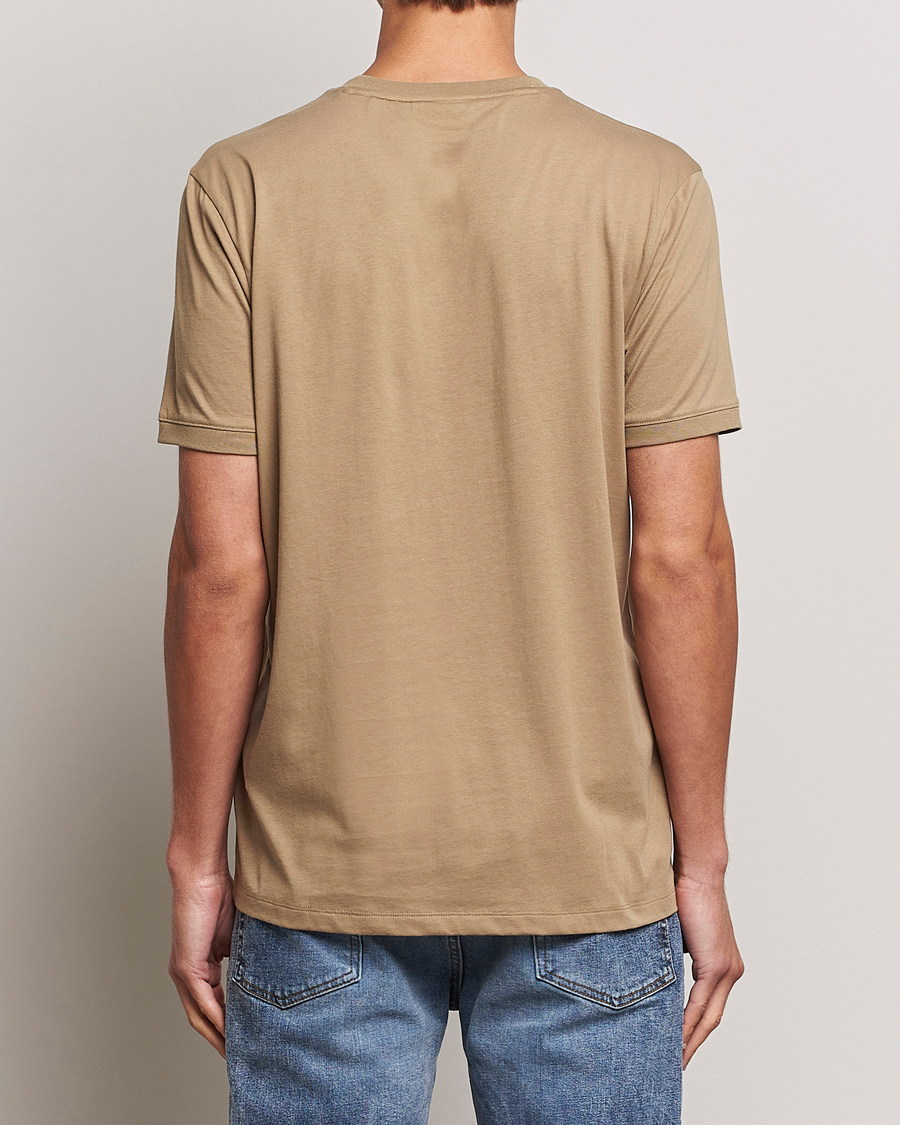 Herr | T-Shirts | HUGO | Diragolino Crew Neck T-Shirt Open Brown