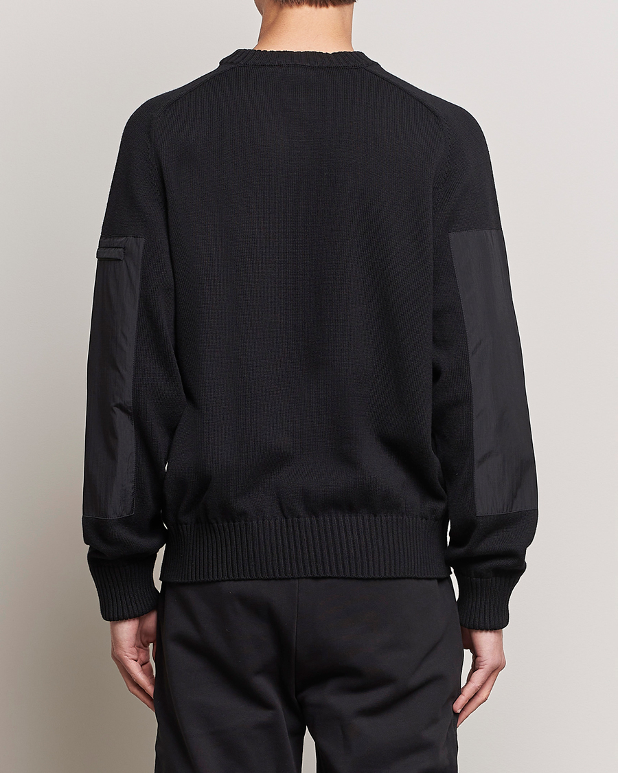 Herr | Tröjor | HUGO | Sutil Knitted Sweater Black
