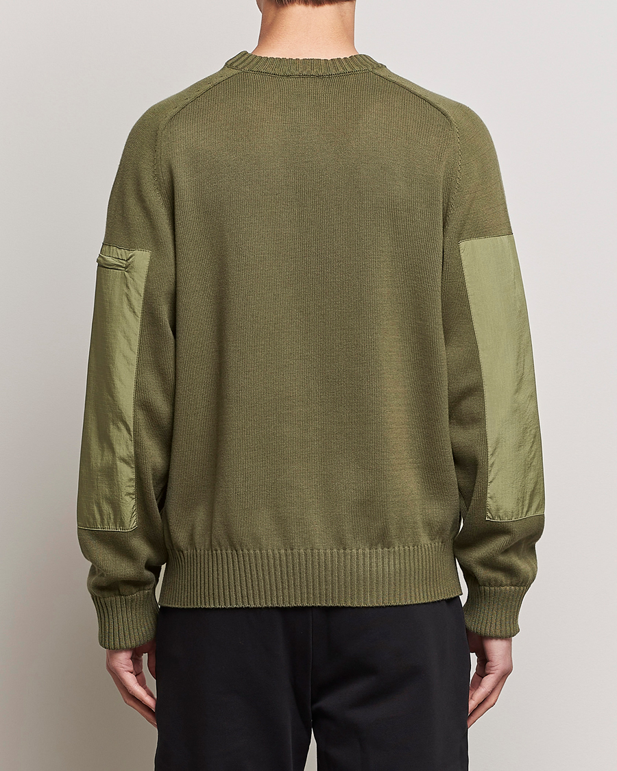 Herr | Tröjor | HUGO | Sutil Knitted Sweater Khaki