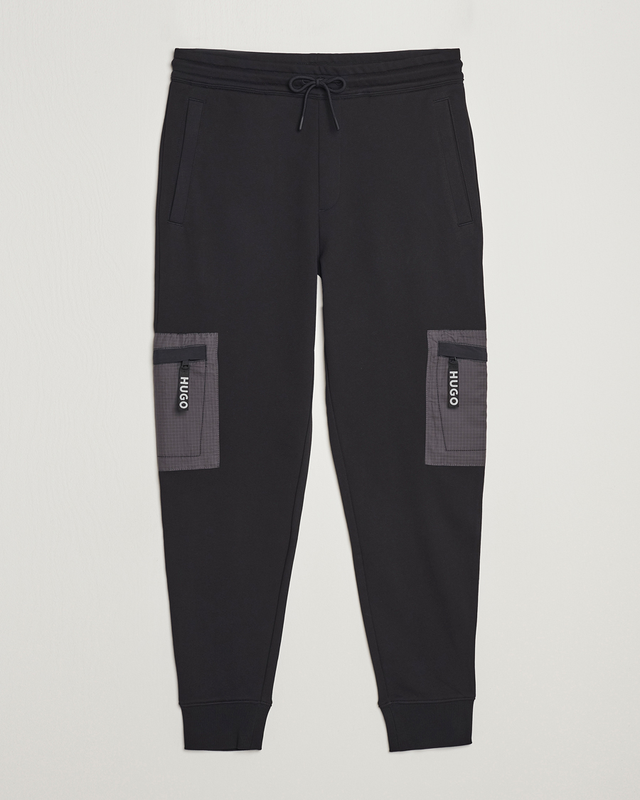 Herr | Byxor | HUGO | Duerica Sweatpants Black