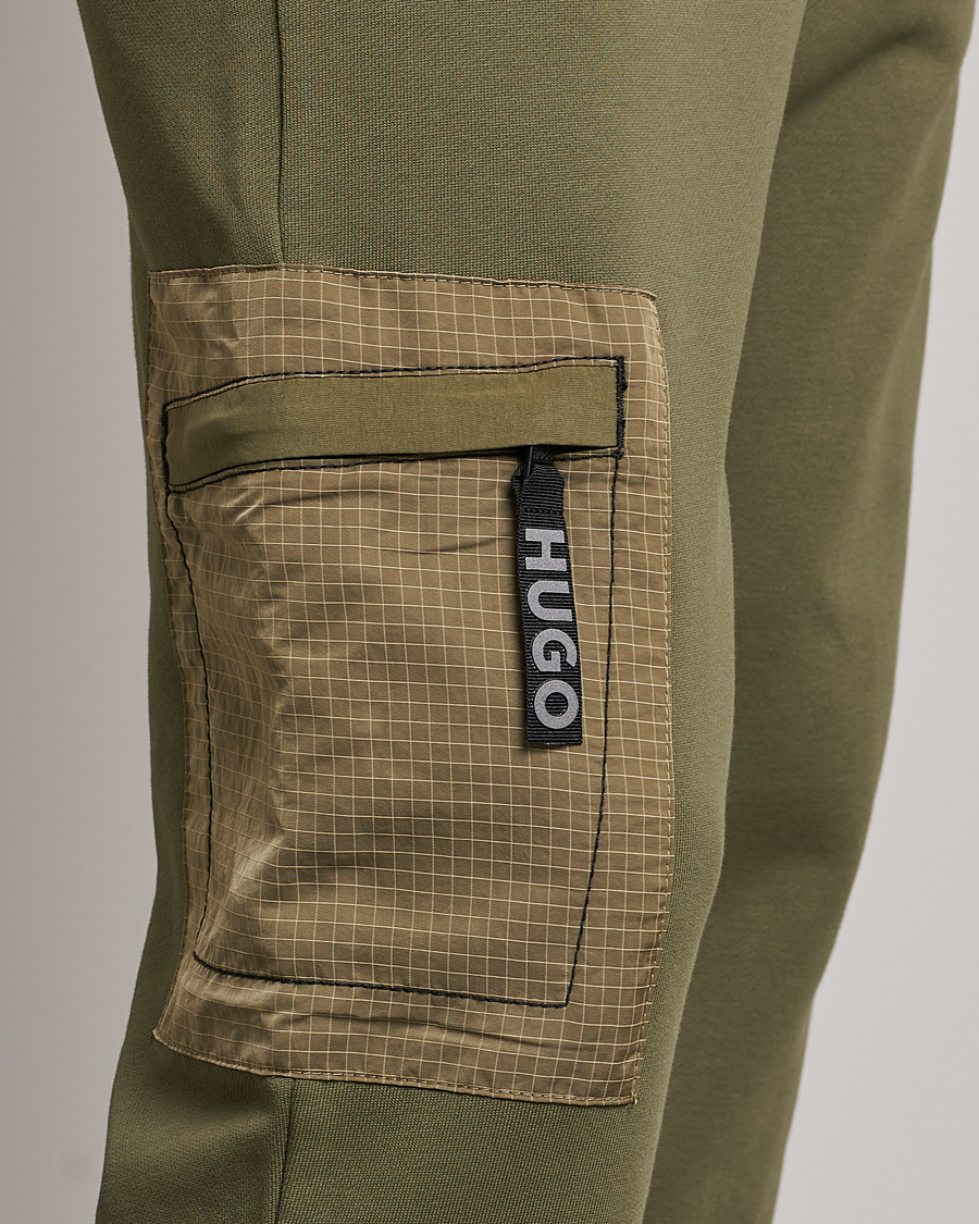 Herr | Byxor | HUGO | Duerica Sweatpants Open Green