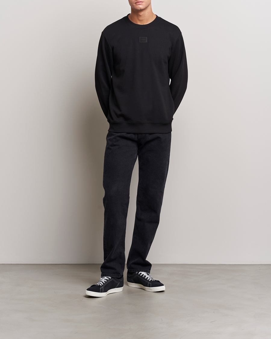 Herr | Tröjor | HUGO | Diragol Crew Neck Sweatshirt Black