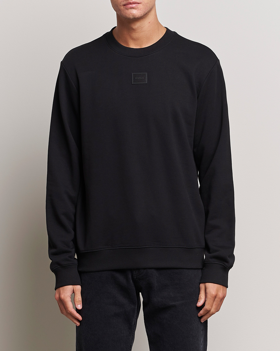 Herr | Tröjor | HUGO | Diragol Crew Neck Sweatshirt Black