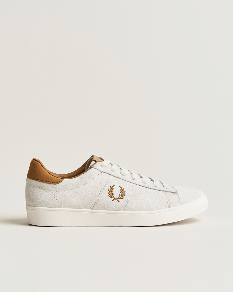 Herr | Fred Perry Spencer Suede Sneaker White | Fred Perry | Spencer Suede Sneaker White