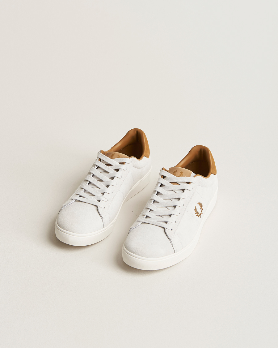 Herr | Fred Perry Spencer Suede Sneaker White | Fred Perry | Spencer Suede Sneaker White