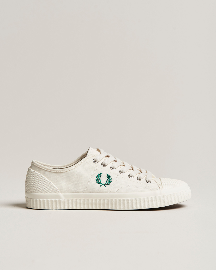 Herr | Fred Perry Huges Low Canvas Sneaker Light Ecru | Fred Perry | Huges Low Canvas Sneaker Light Ecru