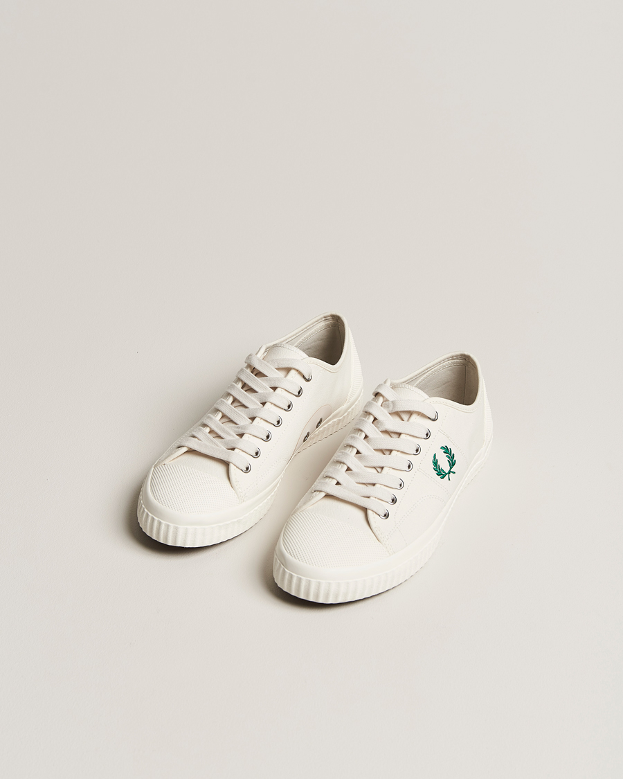 Herr | Fred Perry | Fred Perry | Huges Low Canvas Sneaker Light Ecru